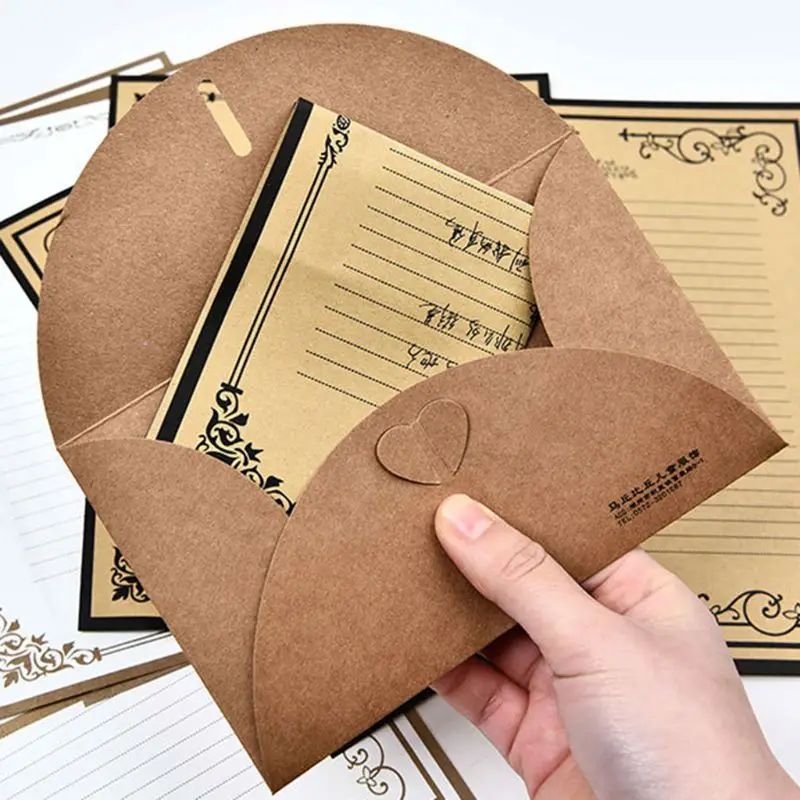 

B2RC 32pcs/pack Retro Writing Letter Stationery Romantic Creative Chinese Style Lace Letterhead Note Paper