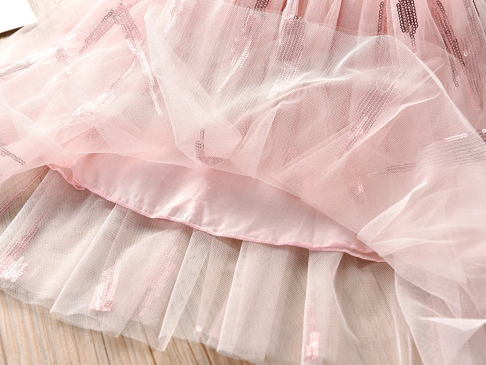 Модная детская танцевальная юбка-пачка для девочек Тюлевая юбка с блестками