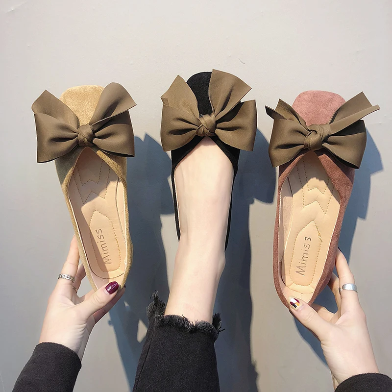 

Zapatos de mujer; Модные простые элегантные туфли на плоской поверхности для ленивых лоферы с квадратным носком; Удобная повседневная обувь; U19-53