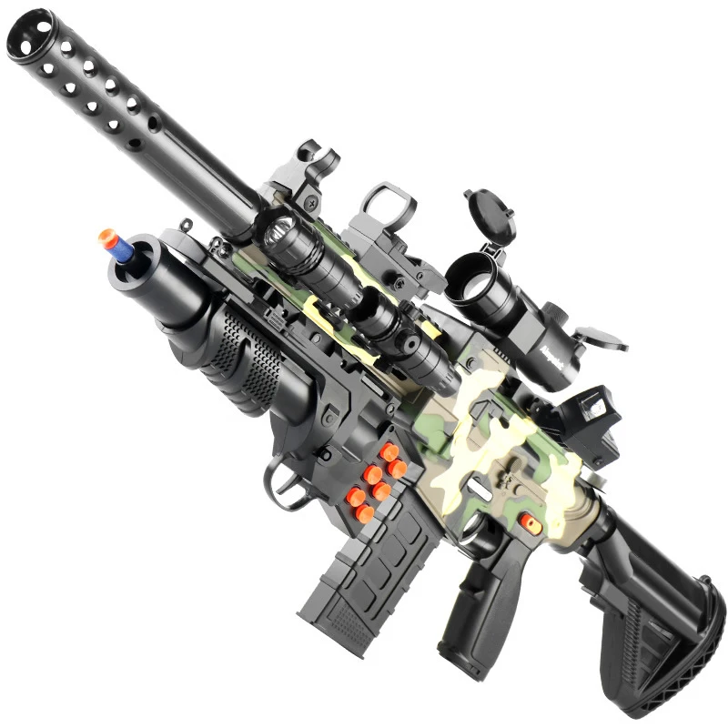 M416 Электрический Непрерывный Запуск стрельбы игрушечные пистолеты оружие с