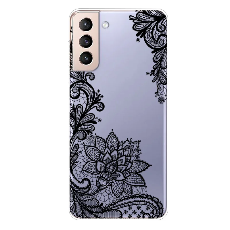 For Samsung S21 FE Case TPU Silicone Soft Clear Case for Samsung Galaxy S 21 / S21 Plus 5G Cover S21 Ultra FE Transparent Coque