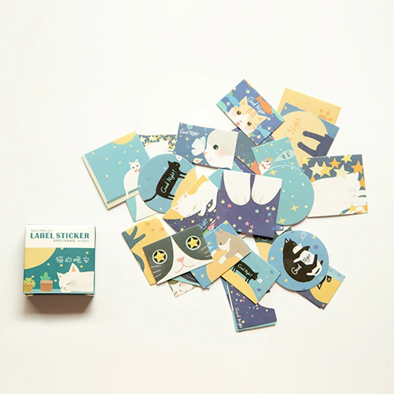 Стикеры для заметок 40 шт./упак. милые с цветами сезона планировщик скрапбукинга