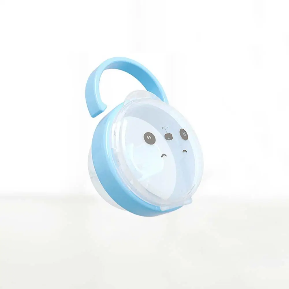 blue Kidlove чехол для хранения детских сосок, прозрачная портативная коробка - Цвет: blue