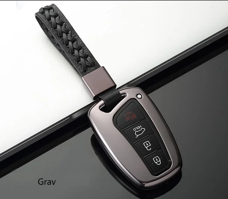 Корпус для автомобильных ключей из алюминиевого сплава защитный чехол ключа Hyundai