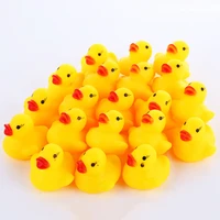 60 120pcslot baby bath toys rubber duck duckie baby shower water toys swimming pool floating squeaky rubber duck toys for kids