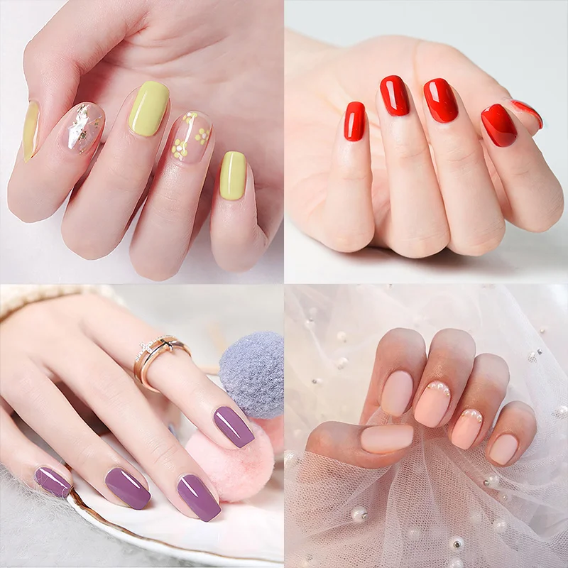 WHID CHICL осенний Цветной Гель лак для ногтей телесный УФ светодиодный фиолетовый