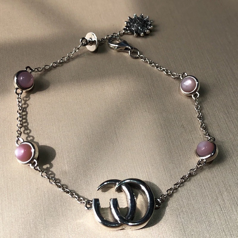 

925 sterling silver bracelet, exquisite workmanship, classic micro-scale fashion gift Original Classic LOGO Jewelry gift