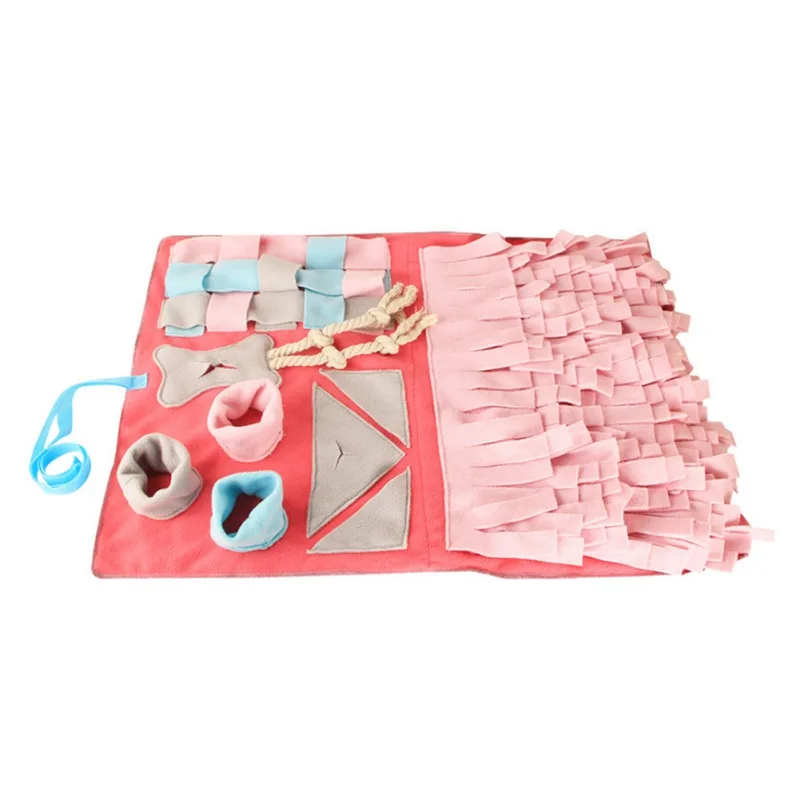 

Multicolors Foraging Smell Training Puzzle Dogs Cats Toy Bite Relief Pressure Slow Food Feeding Mat Pet Supplies Accessories