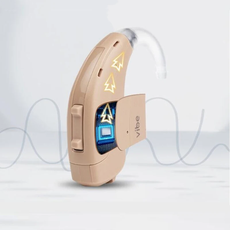 

Hearing Aids Portable Voice Amplifiers Mini Ear Aid For Deaf People For The Elderly Listening Device Ear Health Care BTE Vibe p4