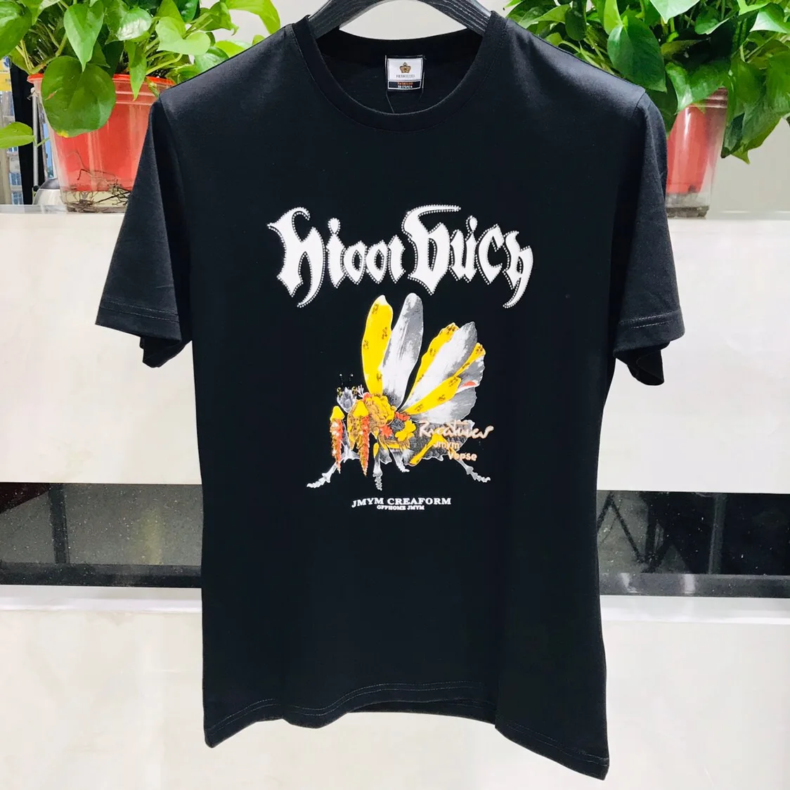 

Colorful Mantis Art Printing Men's T-Shirt Cotton Round Neck Short Sleeve T Shirt
