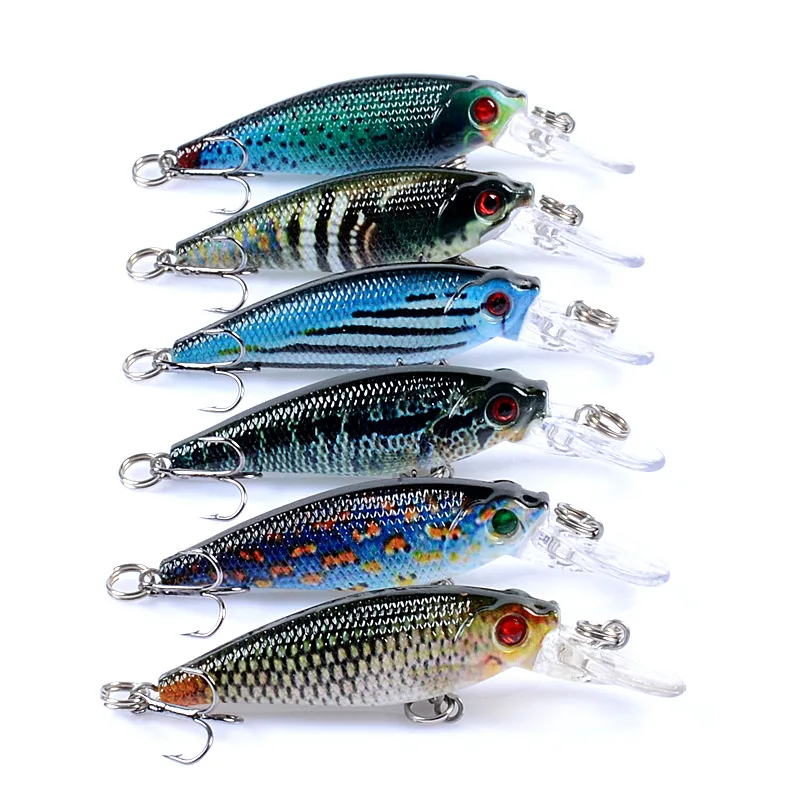 

Fishing Lure Floating Crank Thermal Model Bait 6.5cm/5g Artificial Bait Fishing Tackle Wobbler 3D Eye Bionic Plastic