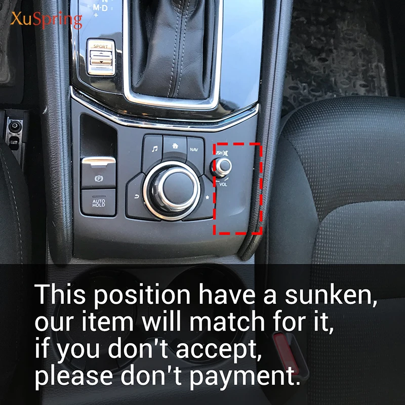 Для Mazda CX 5 CX5 2017 2018 2019 KF LHD Автомобильный консольный редуктор Панель обрезки крышка