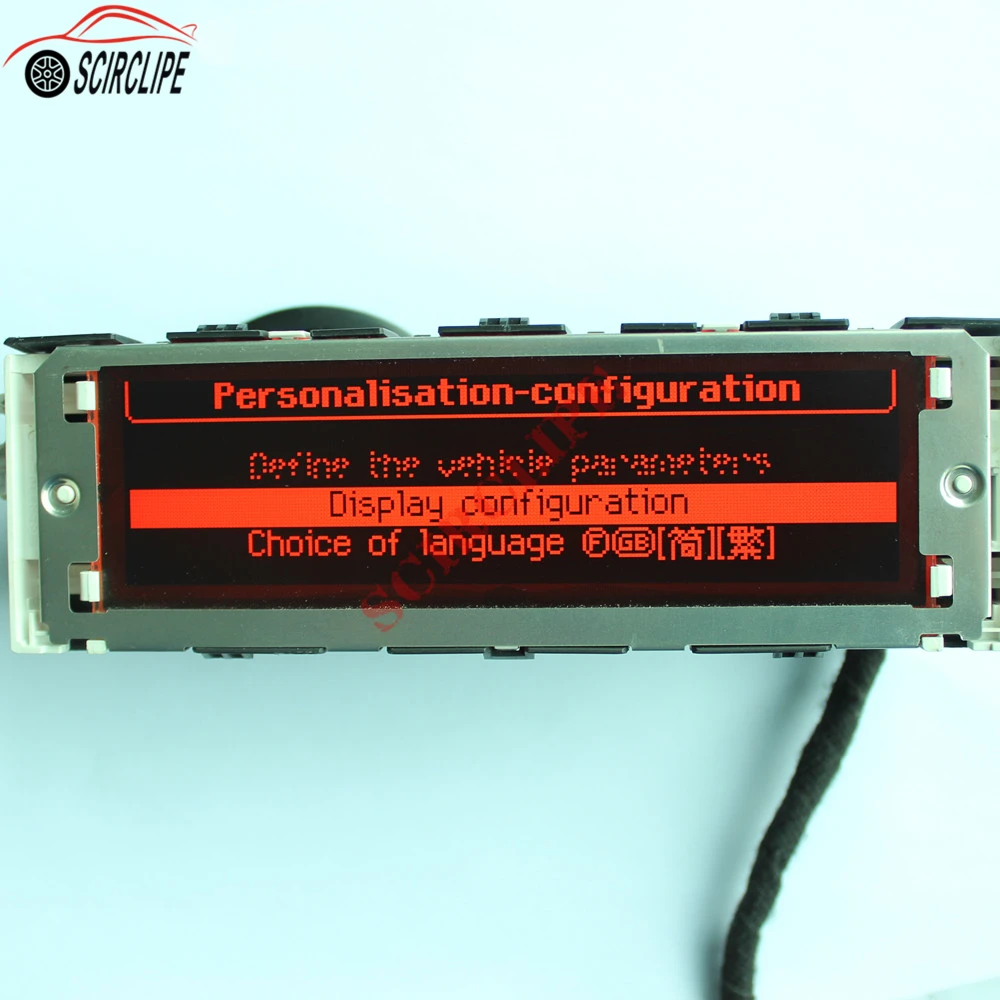 Красный экран с поддержкой USB и Bluetooth двухзонный дисплей для кондиционера монитор