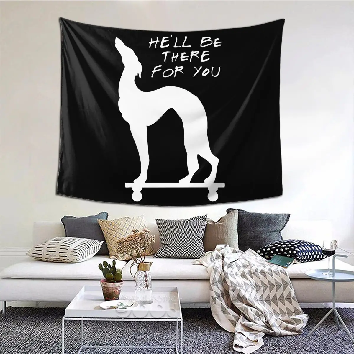 Друзей гобелен Tapiz Шторы Моника Чандлер входной двери у Моники из цитаты Смешные