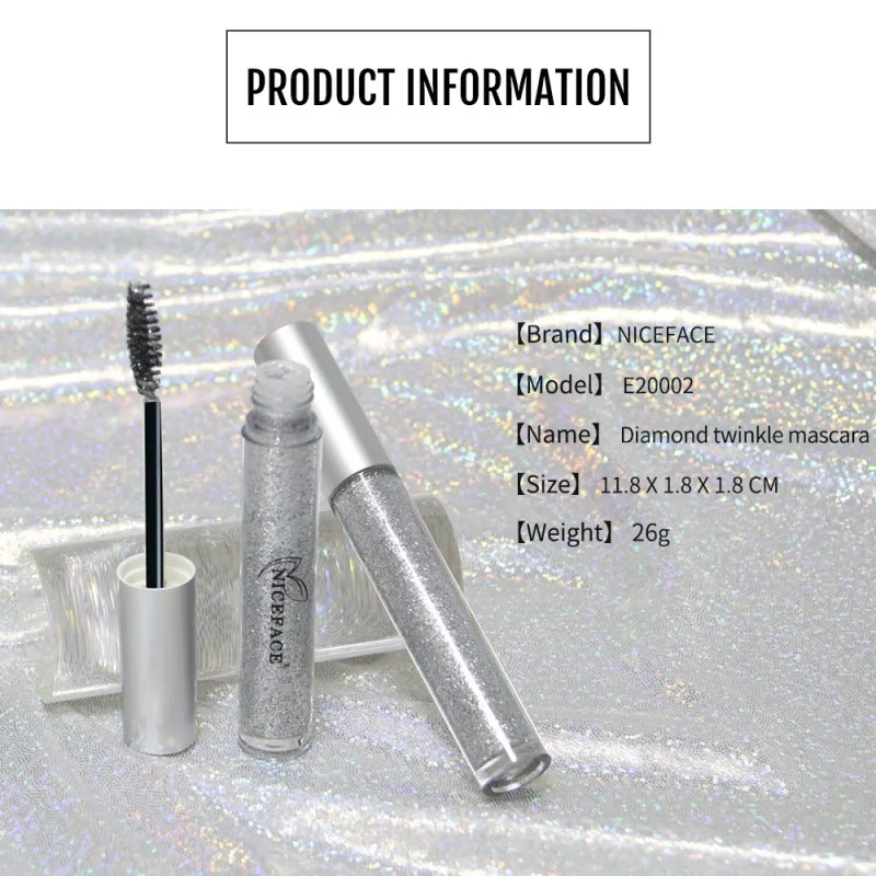 Рекомендуемая Алмазная блестящая Galaxy тушь для ресниц сверкающая Очаровательная