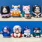 Фигурки из аниме Наруто, костюм удзумаки Наруто, экшн-фигурки Какаси, кавайная Коллекционная модель, Мультяшные детские игрушки, милый крутой подарок