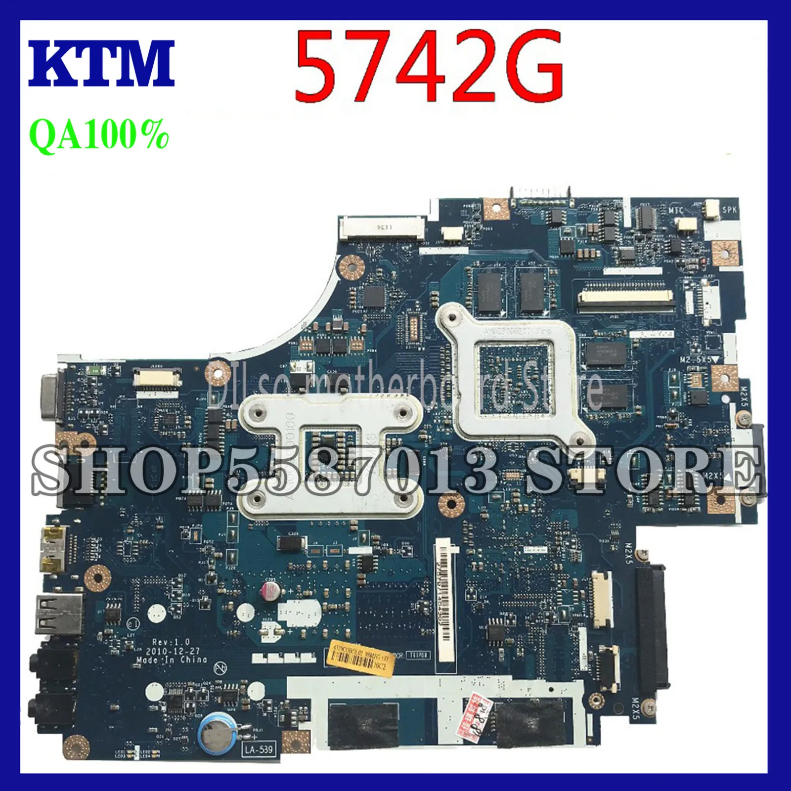 

KEFU LA-5891P LA-5893P LA-5894P Motherboard For Acer Aspire 5742G 5740 5741 Motherboard with video card Test work 100% original