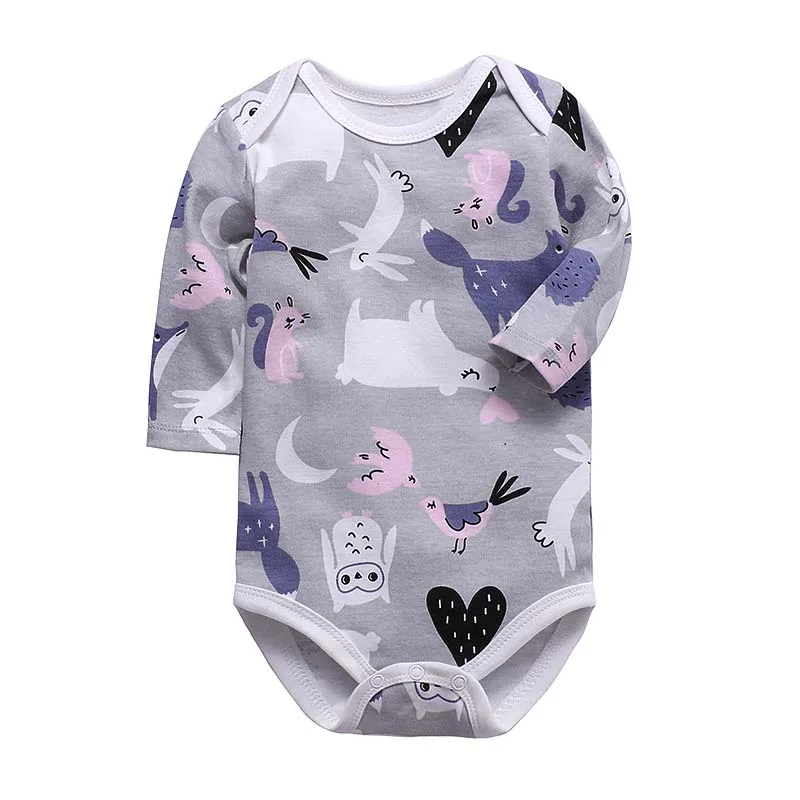 Baby Bodysuit Fashion 1pieces/lot Newborn Body Lo'n'g Sleeve Overalls Infant Boy Girl Jumpsuit kid clothes | Детская одежда и