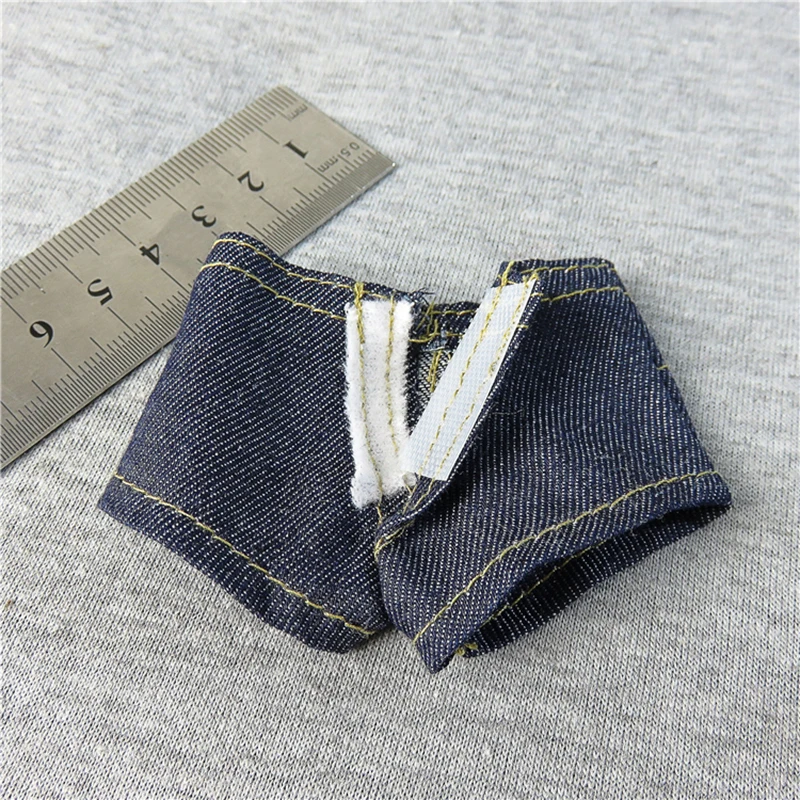 

1 6 Scale Action Figure Clothes Accessory Female Black Tube Top Denim Short Pants Suit Fit 12 JIAOUDOLL Tbleague Body 1/6 Doll