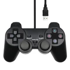 USB проводной контроллер для ПК и ноутбука, джойстик для ПК Win7810, черный геймпад, USB игровой контроллер для ПК