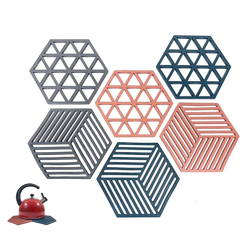 Термостойкие шестигранные горячие подушечки Нескользящие наколенники