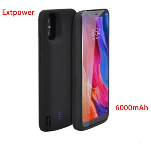 Новинка внешний Смарт аккумулятор Extpower 6000 мАч для Xiaomi 8 популярный чехол