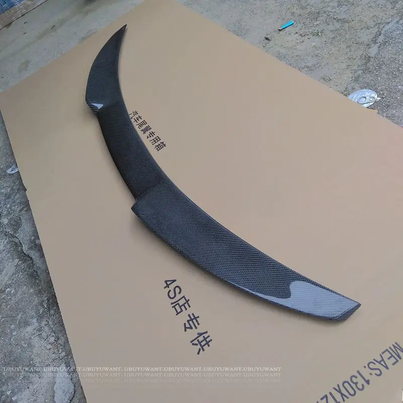 

UBUYUWANT For Chevrolet Malibu XL Spoiler 2016-2021 Year Glossy Carbon Fiber Rear Wing M4 Style Accessories Car Refitt Spoiler