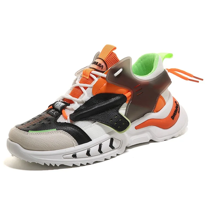 

Men's Shoes Trend Autumn Good Quality New Leisure Sports Running Shoes Dad Shoes Clunky Sneaker Lace-Up Breathable Rubber Light