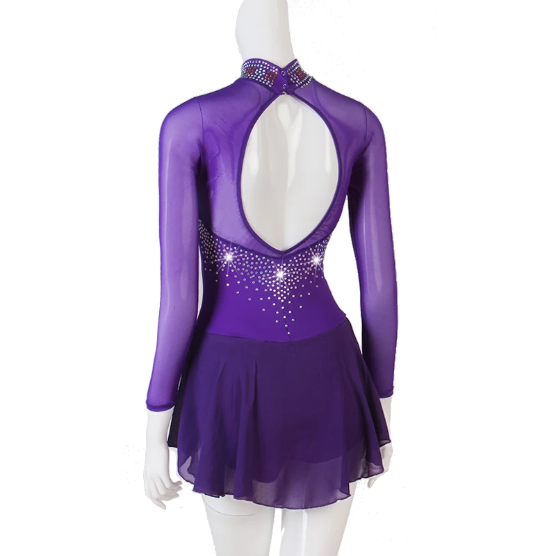 Платье для фигурного катания женщин и девочек платье костюм гимнастики на заказ