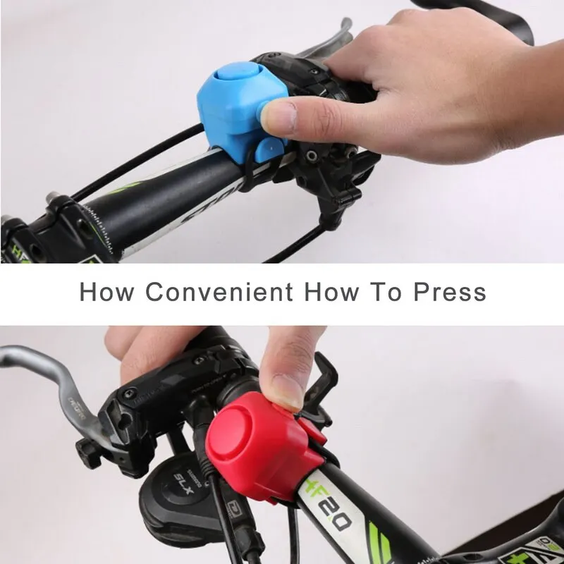 

Bike Electronic Loud Horn 130 db Warning Safety Electric Bell Police Siren Bicycle Handlebar Alarm Ring Bell Cycling Accessories