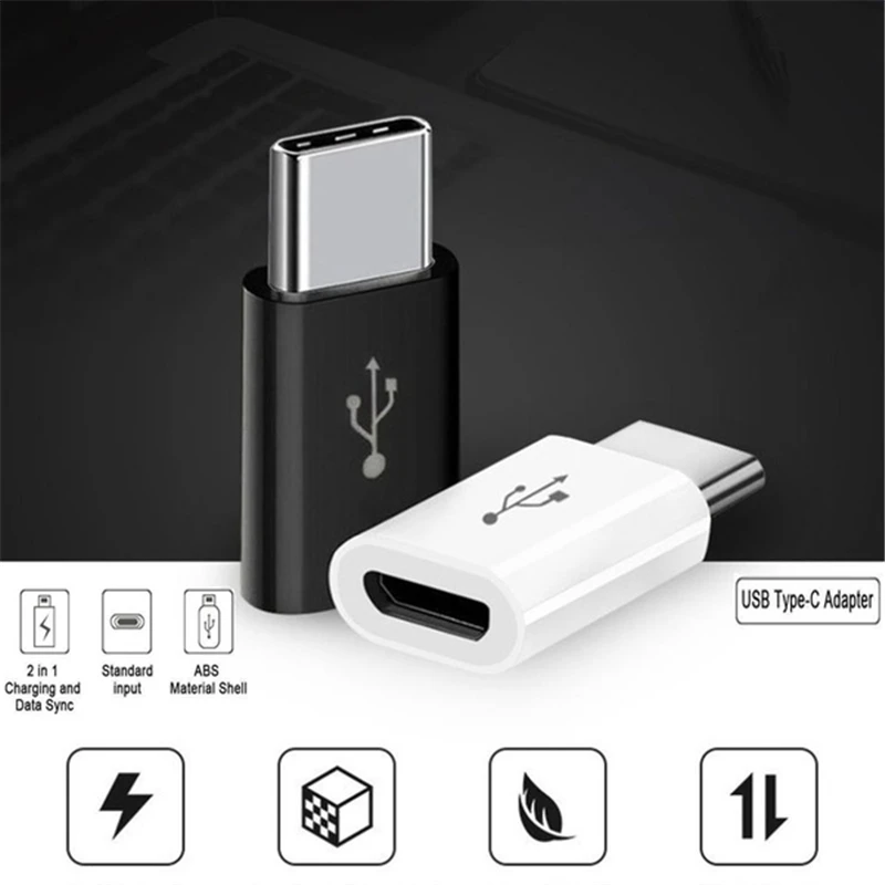3 шт. адаптер Micro USB на Type C для телефона Android Huawei Sumsang Xiaomi Microusb Typec Usbc Otg коннектор
