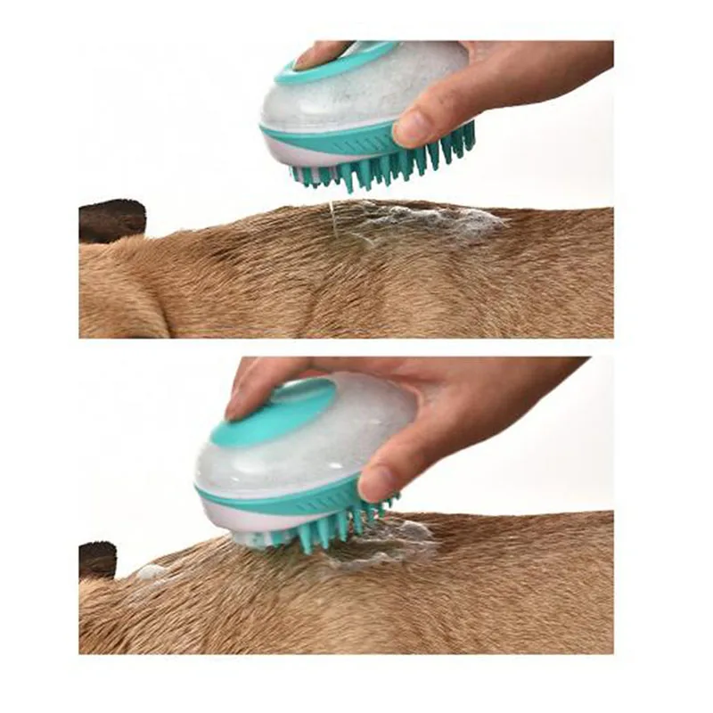 

Pet Bath Brush Dog And Cat Hair Removal Massage Brush Cat And Dog Universal Hair Removal Artifact Pet Cleaning Supplies