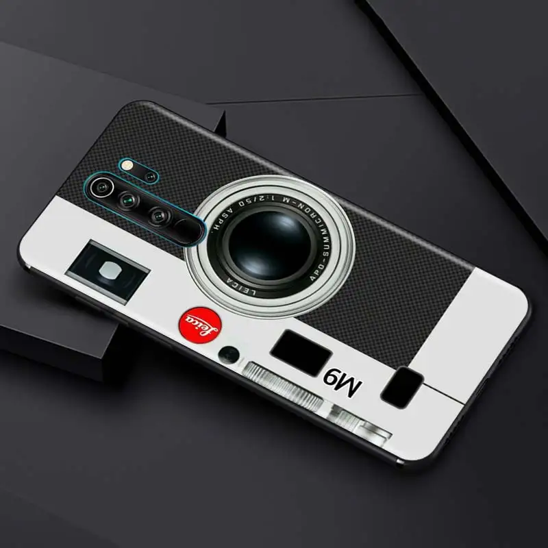 Shockproof Soft Case For Xiaomi Redmi Note 9S 9 8 8T 7 Pro 7A 8A 9A 9C 6A Thin Cover Phone Back Shell Capa Camera Cassette Music
