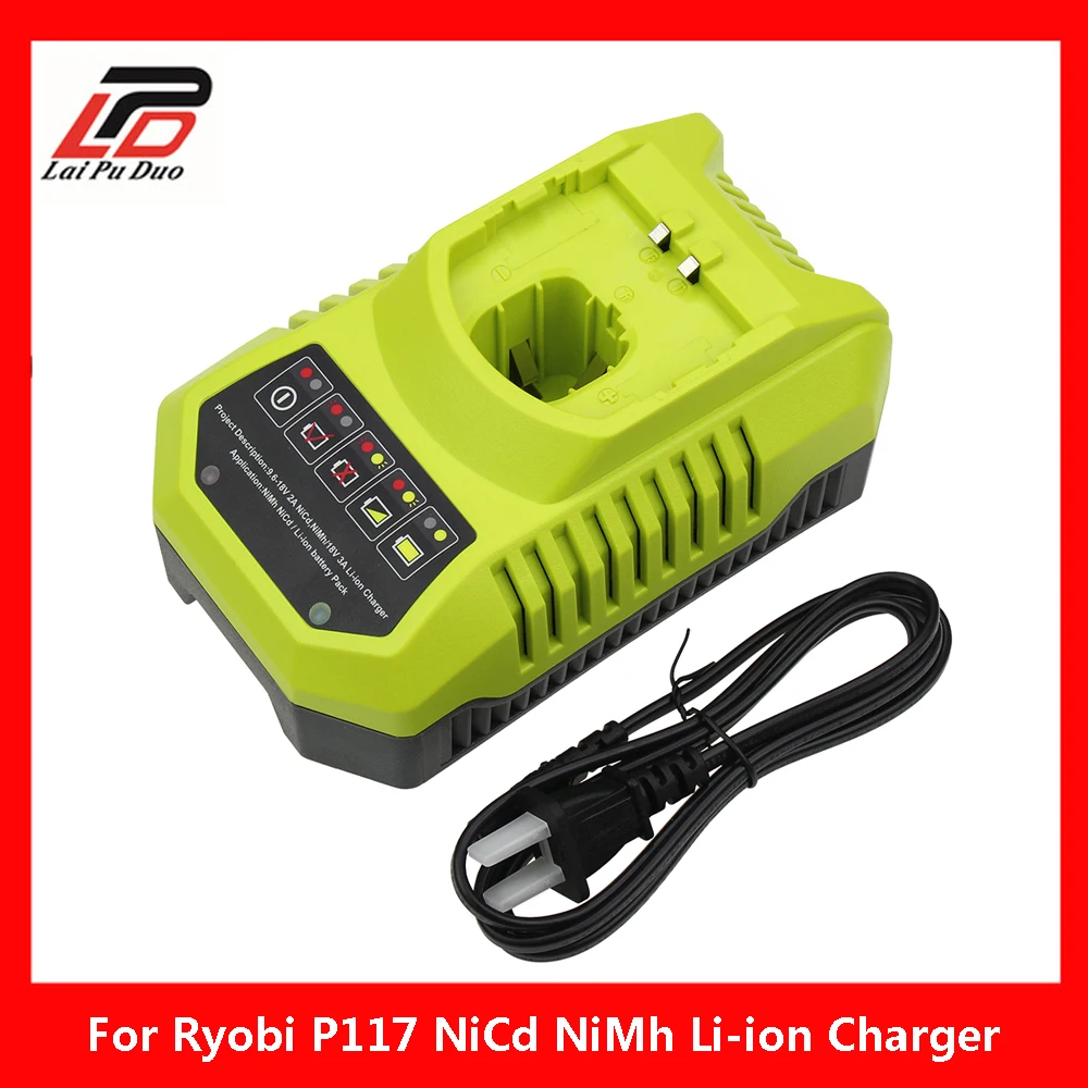P117 P118 для Ryobi 12В 18В NiCd NiMh литиевая батарея P100 P101 P102 P103 P105 P107 P108 P200 1400670 P106 BPP 1817 1813|charger