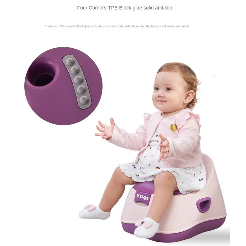 Новый детский туалет с мягким полиуретановым сиденьем маленький горшок для