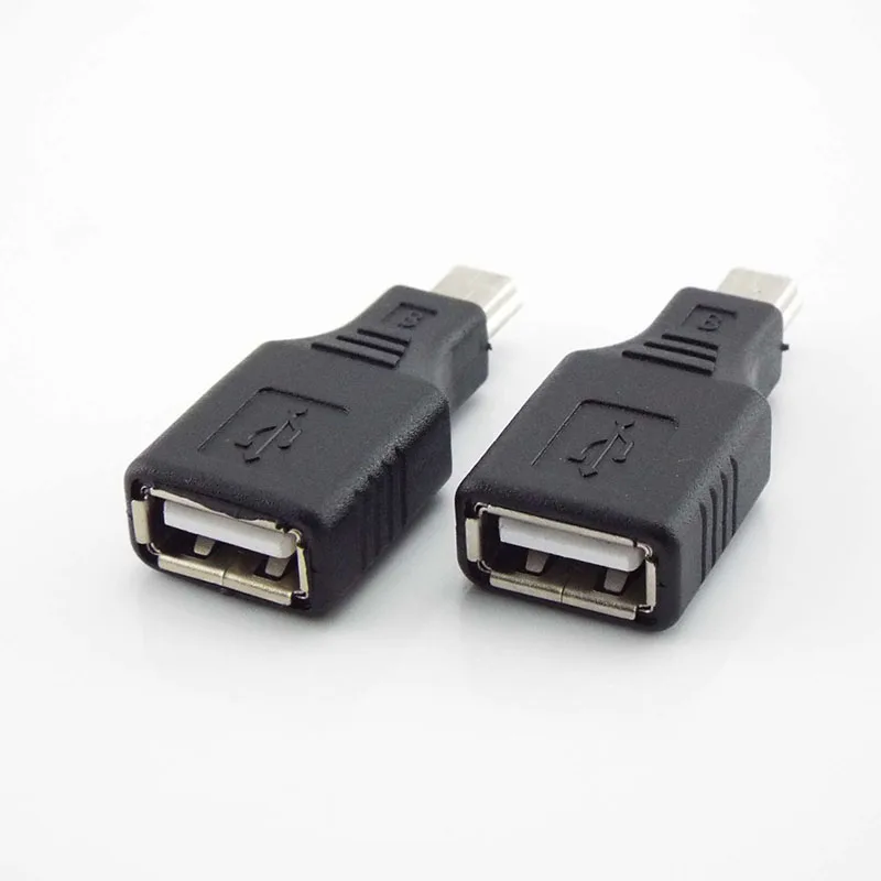 Универсальный переходник с USB 2 0 A на Mini B 5-контактный женским и мужским разъемами