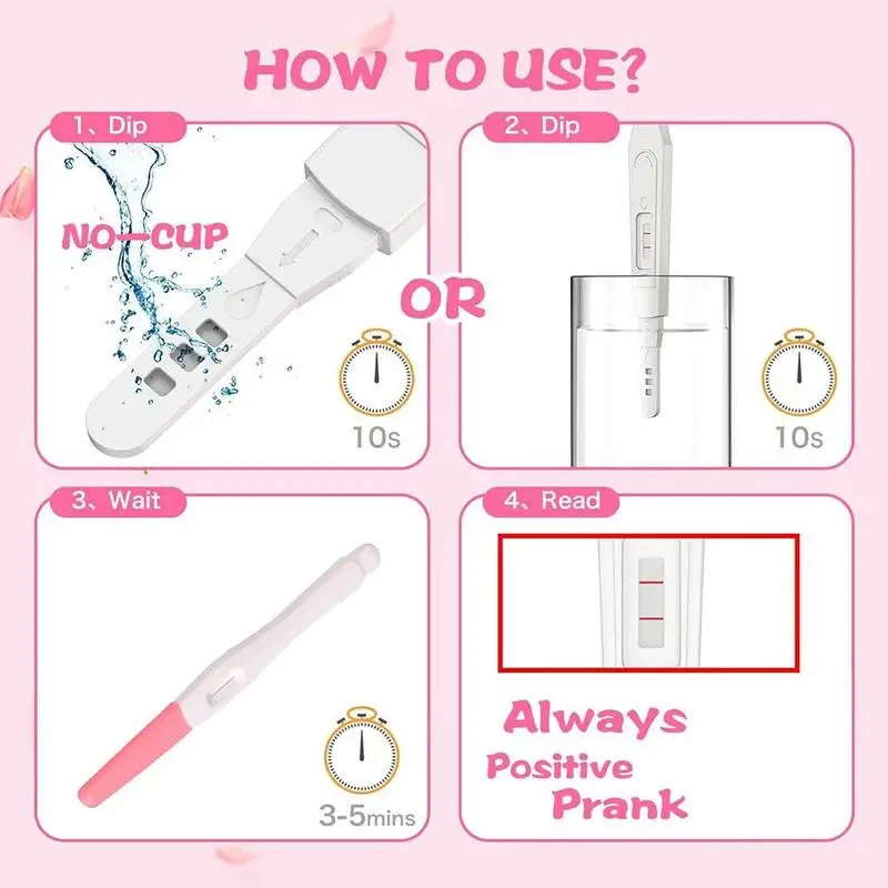 Искусственная розыгрыш шутка тест на беременность положительный День дурака