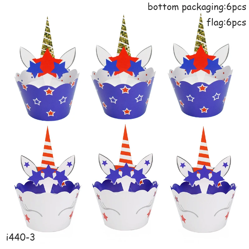 12pcs cake flag 123 вечерние воздушные шары в виде единорога, 10 шт., розовые латексные воздушные шары в виде единорога, вечерние украшения в виде единорога, украшения для дня рождения, Детские сувениры - Цвет: 12pcs cake flag