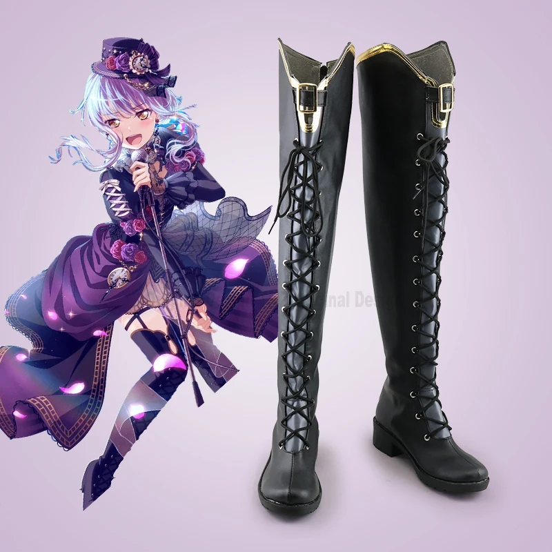 

BanG Dream! Yukina Minato Characters Anime Costume Prop Cosplay Shoes Boots