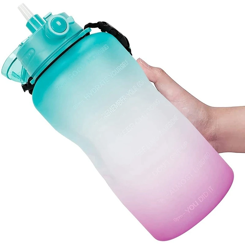 Compatible Gallon Bottle Reusable Adjustable Straws for 128Oz 64Oz Jug 1/Half Water - 5 Set |