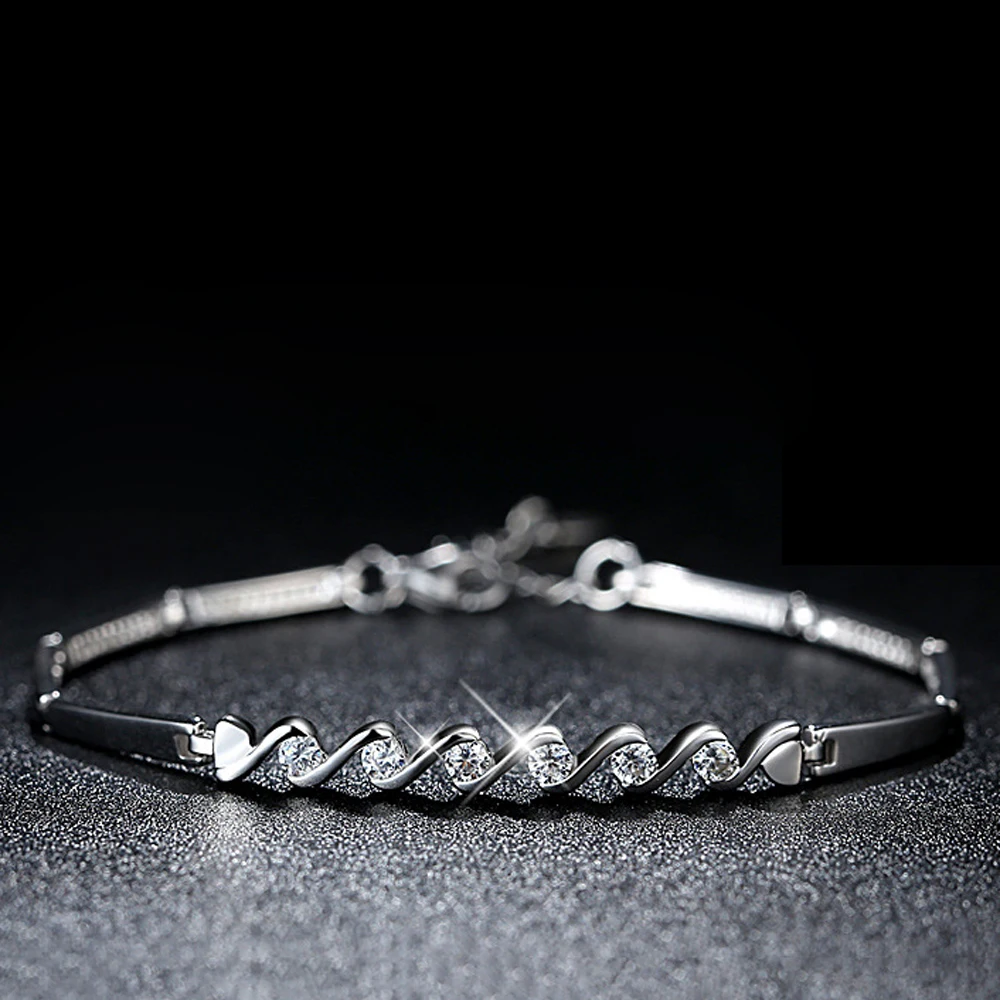 Браслеты из нержавеющей стали для женщин ювелирные изделия сплава модные