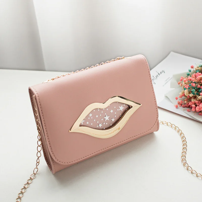 Повседневная сумка через плечо с цепочкой для женщин свежие полые прозрачные