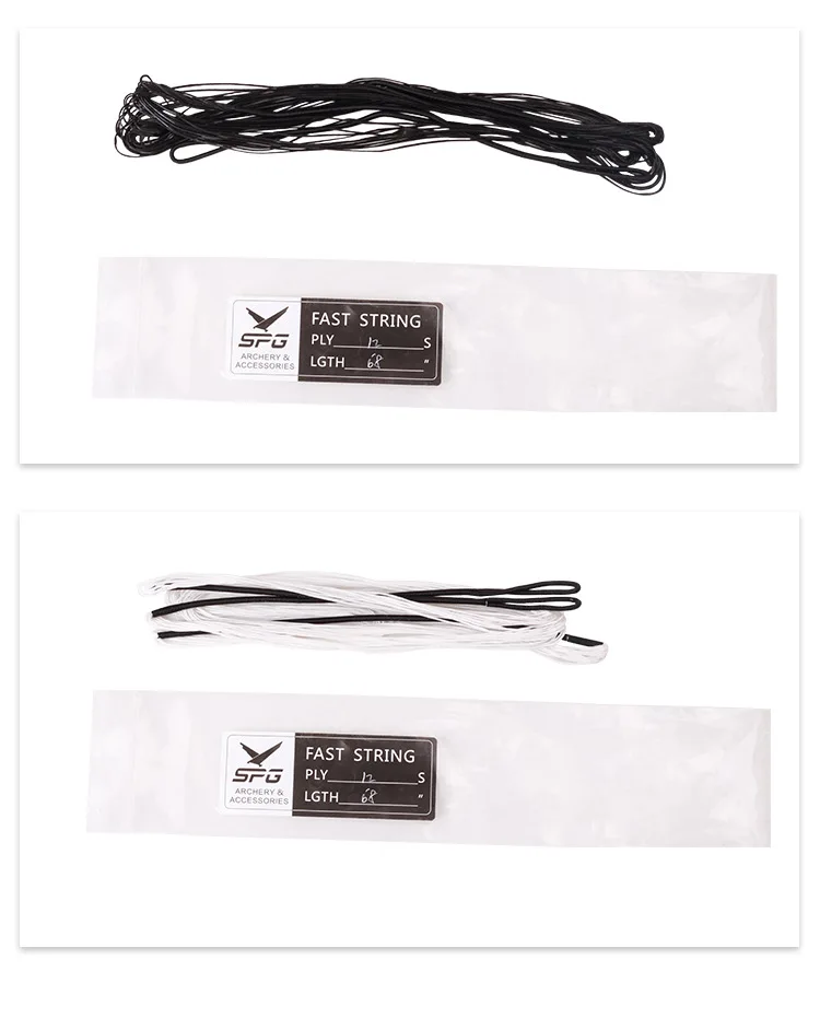 

48/54/58/60/62/64/66/68/70 Inch Recurve Bow String 12 Strand Imported Dyclonine Handmade Fast Installation for Archery Hunting