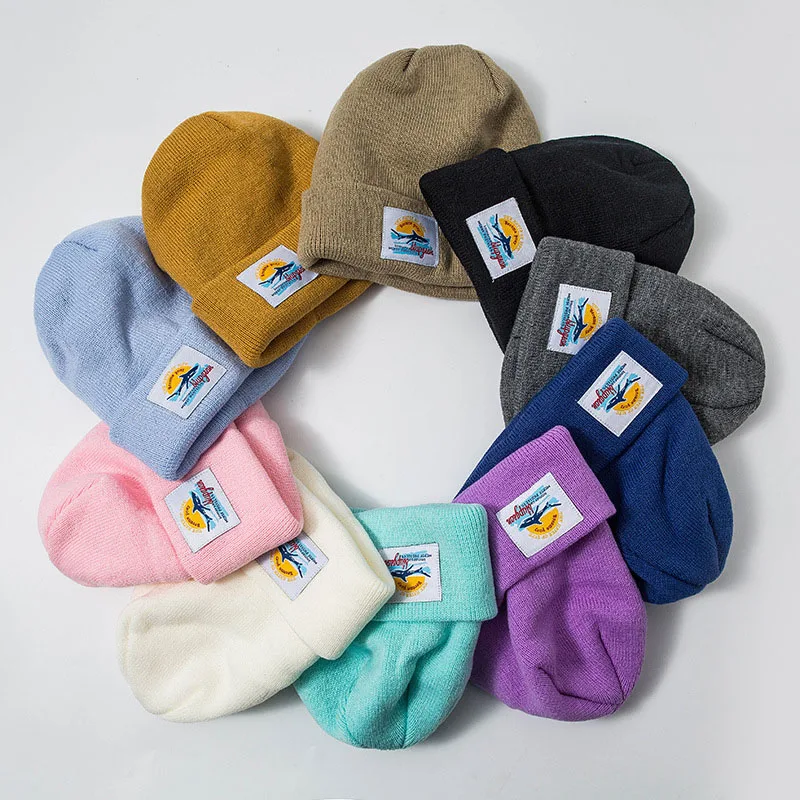 

2021 Winter Hats For Women Beanie Caps for Men Solid Color Bonnet Casual Outdoor Warm Hat Femme Cap шапка женская gorras hombre