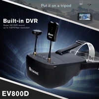 eachine ev800d 5 8g 40ch 5 inch 800480 video headset hd dvr diversity fpv goggles with battery for rc model