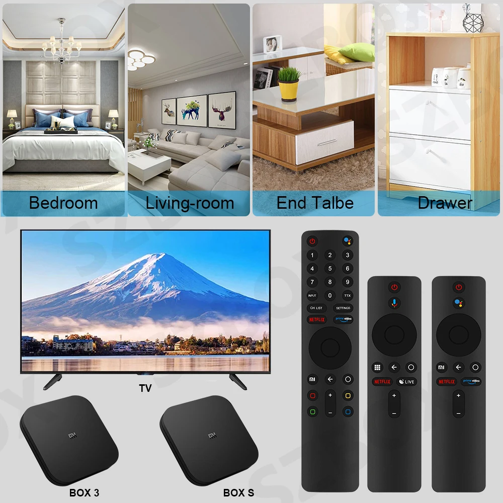 Оригинальный голосовой пульт дистанционного управления для Mi 4A Φ 4X 4K Android TV Mini Box S