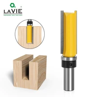 lavie 1pc 12mm 12 flush trim 2 milling cutter tungsten cobalt alloy trimming knife template router bit woodworking tools 03007