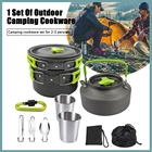 1 Набор, антипригарная посуда со складной ложкой, вилкой, ножом, чайником