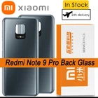 Стеклянная задняя крышка батарейного отсека с клейкой лентой для Xiaomi Redmi Note 9 Pro Note 9s, новинка 100%