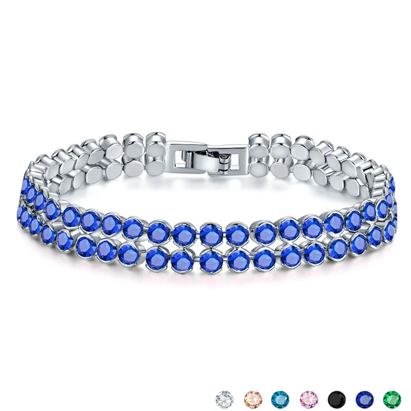 Женский браслет с чашкой из фианита CARSINEL свадебный цепочкой Ювелирное Украшение